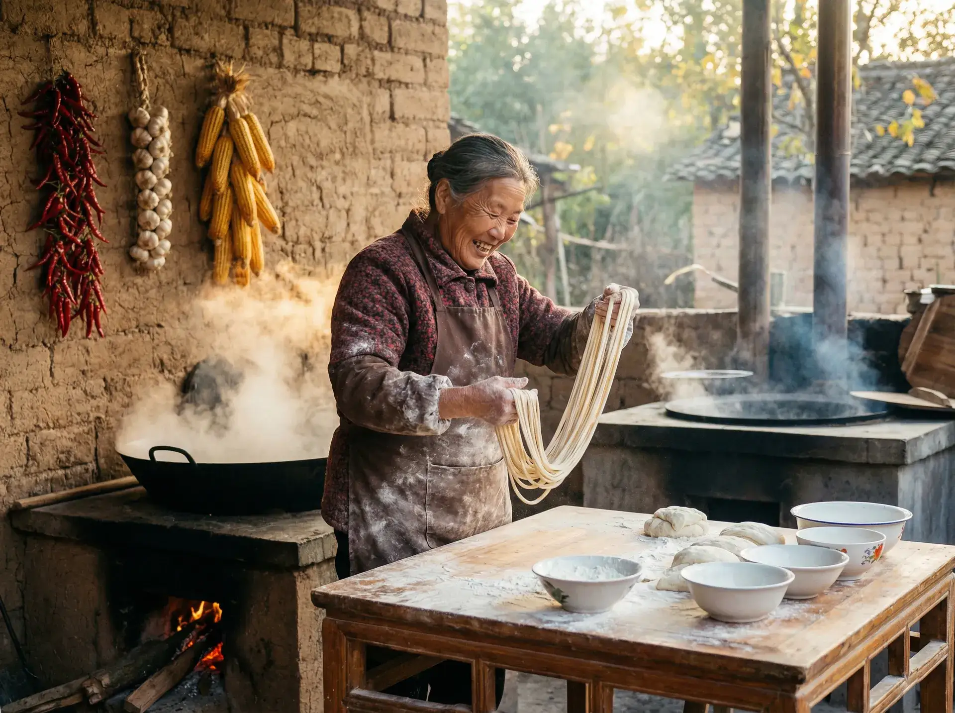 农家大嫂手擀面 - 罪案终结第七季 乡村美食